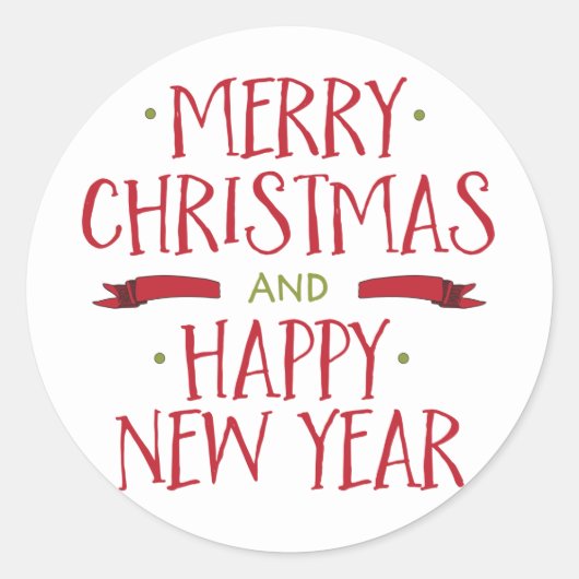 Vrolijk kerstvakantie envelop zegel (Voorkant)