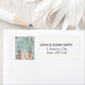 Vrolijk kerstvakantie retour adres labels vos (Insitu)