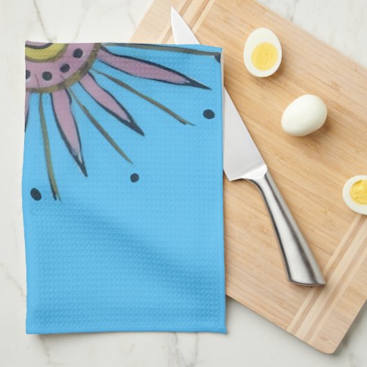 Vrolijk kerstvakantie Sunshine Collectie Theedoek (Quarter Fold)