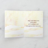 Vrolijk kerstverhaal Jesaja Winter Bird Kaart (Binnen)