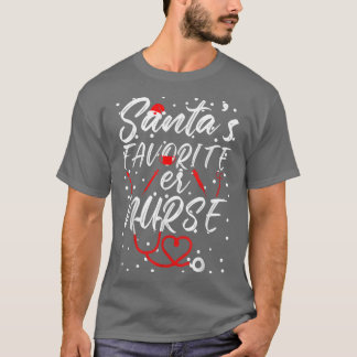 Vrolijk kerstverpleegster, Ruitenkwew RN Santas Fa T-shirt