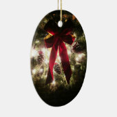 Vrolijk kerstversiering 1 keramisch ornament (Rechts)