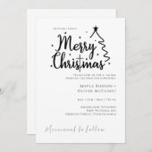 Vrolijk kerstvibes Mama Christelijk kruis Bruiloft Kaart (Voorkant / Achterkant)