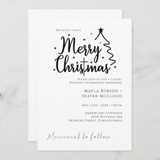 Vrolijk kerstvibes Mama Christelijk kruis Bruiloft Kaart (Voorkant / Achterkant)