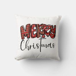 Vrolijk kerstvibes Mama Christelijk kruis Vrouwen Kussen