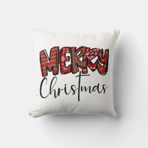 Vrolijk kerstvibes Mama Christelijk kruis Vrouwen Kussen
