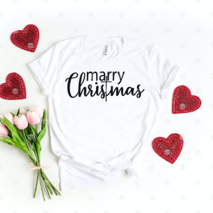 Vrolijk kerstvibes Mama Christelijk kruis Vrouwen T-shirt