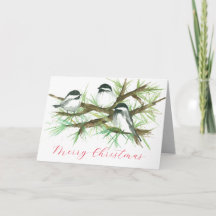 Vrolijk kerstvierkant in een boom