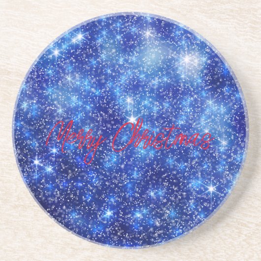 Vrolijk kerstvierkant Onderzetter (Voorkant)