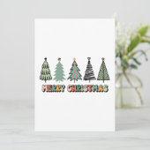 Vrolijk kerstvirustoertijd bedankkaart (Staand voorkant)