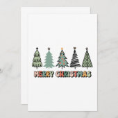 Vrolijk kerstvirustoertijd bedankkaart (Voorkant / Achterkant)