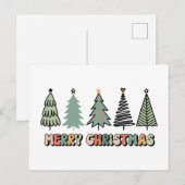 Vrolijk kerstvirustoertijd briefkaart (Voorkant / Achterkant)