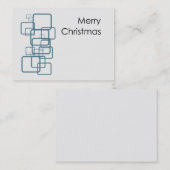 Vrolijk kerstVisitekaartje Visitekaartje (Voorkant / Achterkant)