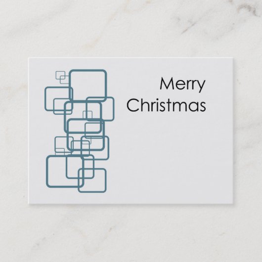 Vrolijk kerstVisitekaartje Visitekaartje (Voorkant)