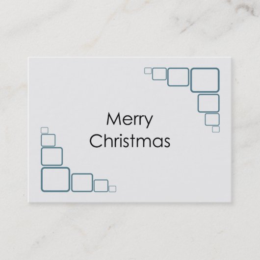 Vrolijk kerstVisitekaartje Visitekaartje (Voorkant)