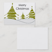 Vrolijk kerstVisitekaartje Visitekaartje (Voorkant / Achterkant)