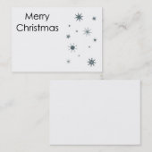 Vrolijk kerstVisitekaartje Visitekaartje (Voorkant / Achterkant)