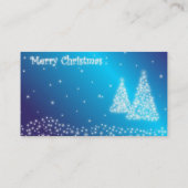 Vrolijk kerstVisitekaartje Visitekaartje (Achterkant)