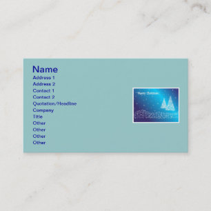 Vrolijk kerstVisitekaartje Visitekaartje