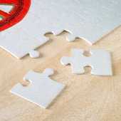 Vrolijk kerstvoertuig legpuzzel (Zijkant)