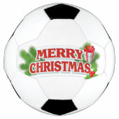 Vrolijk kerstVoetbal Voetbal (Voorkant)
