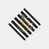 Vrolijk kerstvriendelijk design met moderne tekst  servet (Hoek)