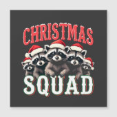 Vrolijk Kerstwasbeer Santa Hat Lovers (Voorkant)