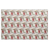 Vrolijk kerstweefsel stof (Fat Quarter)