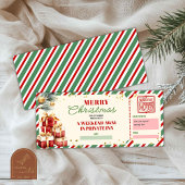 Vrolijk Kerstweekend Vakantie Voucher Gift