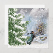 Vrolijk kerstWenskaart (Voorkant / Achterkant)