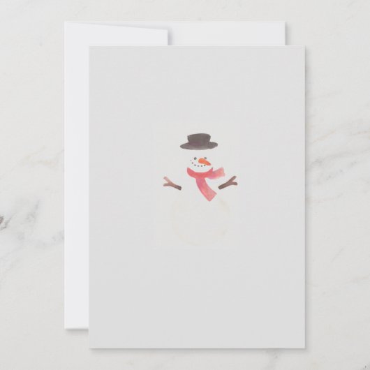 Vrolijk kerstWenskaart Bedankkaart (Achterkant)