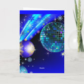 Vrolijk kerstwenskaart feestdagen kaart (Achterkant)