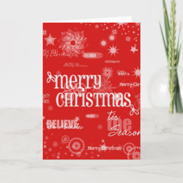 Vrolijk kerstWenskaart Feestdagen Kaart