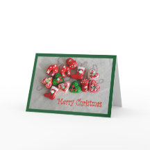 Vrolijk kerstwenskaart