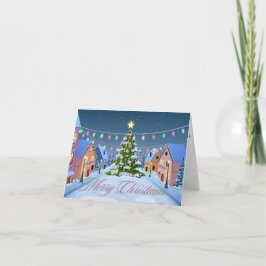 Vrolijk kerstWenskaart Feestdagen Kaart