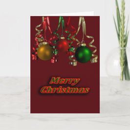 Vrolijk kerstWenskaart Feestdagen Kaart
