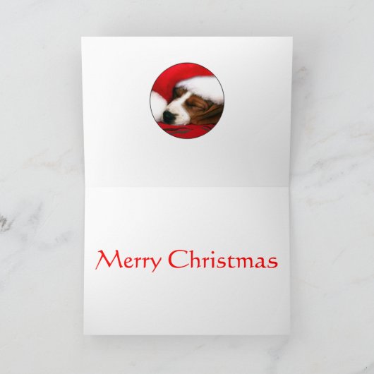 Vrolijk kerstWenskaart Feestdagen Kaart (Binnen)