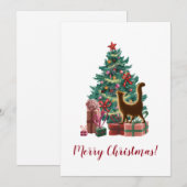 Vrolijk kerstWenskaart Feestdagenkaart (Voorkant / Achterkant)