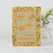 Vrolijk kerstwenskaart feestdagenkaart (Staand voorkant)