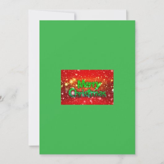 Vrolijk kerstWenskaart Feestdagenkaart (Voorkant)