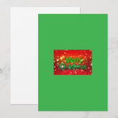 Vrolijk kerstWenskaart Feestdagenkaart (Voorkant / Achterkant)