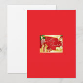 Vrolijk kerstWenskaart Feestdagenkaart (Voorkant / Achterkant)