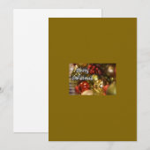 Vrolijk kerstWenskaart Feestdagenkaart (Voorkant / Achterkant)