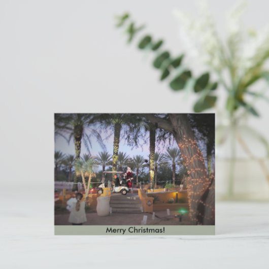 Vrolijk kerstWenskaart Feestdagenkaart (Staand voorkant)