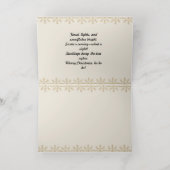 Vrolijk kerstWenskaart Folie Wenskaart (Binnenlaag)