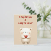 Vrolijk kerstWenskaart Kaart (Staand voorkant)