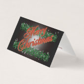 Vrolijk kerstwenskaart kaart (Voorkant)