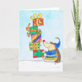 Vrolijk kerstwenskaart van Nicole Janes Kaart (Voorkant)