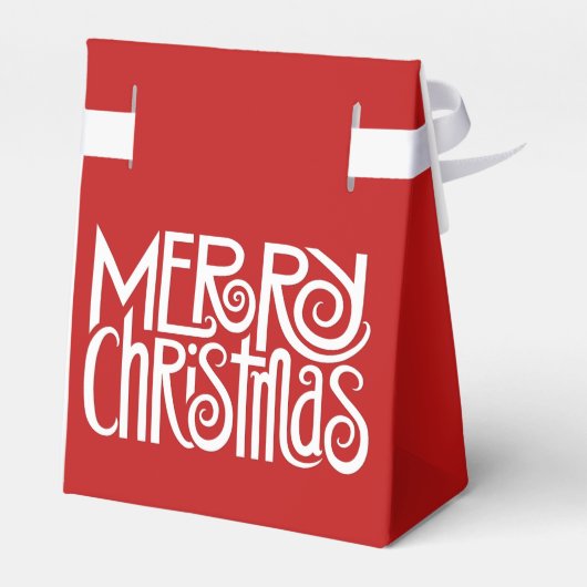 Vrolijk kerstwit bedankdoosjes (Achterkant)