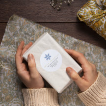 Vrolijk kerstwit marineschip grijs RSVP Snowflakes